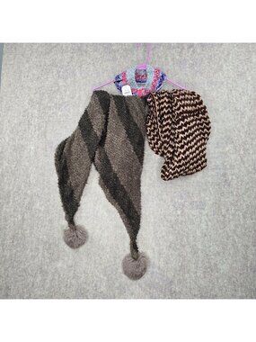 Lot of Faded Glory, Womens Scarves & Headband Set Wool & Acrylic Multi-Color